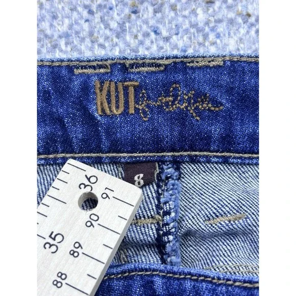 KUT From The Kloth Diana Skinny Jeans Women's Size 8 Blue Dark Wash Denim Pants - Picture 3 of 8